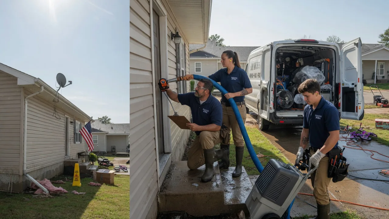Ceiling Water Damage Restoration in Crawfordville, GA near me